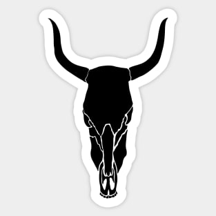 Cow Skull Sticker